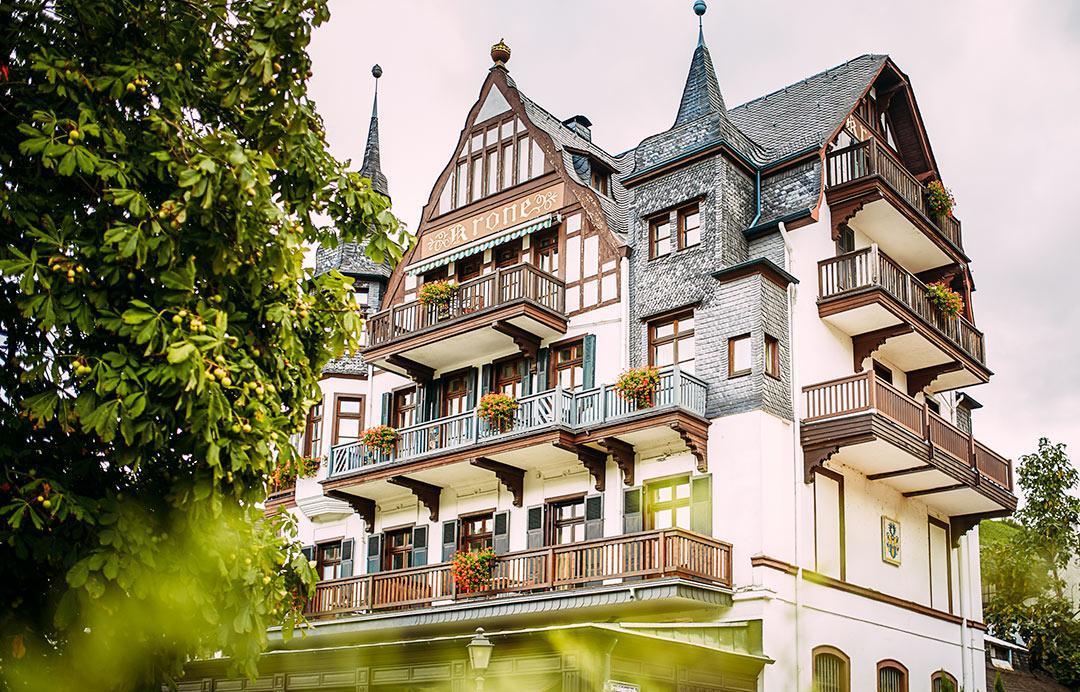 Hotel Krone Assmannshausen Рюдесхайм ам Рейн Екстериор снимка