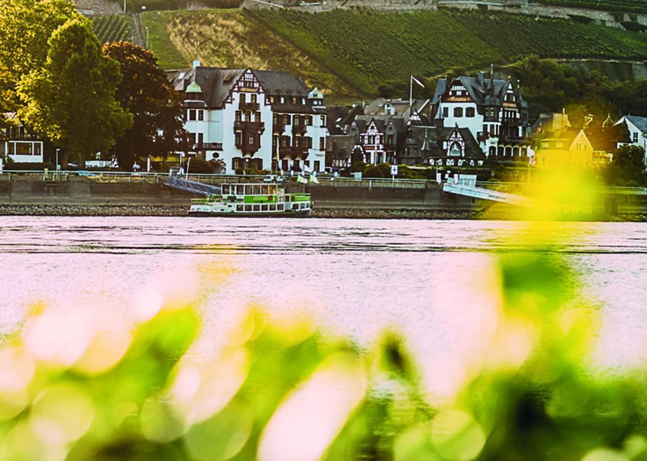 Hotel Krone Assmannshausen Рюдесхайм ам Рейн Екстериор снимка